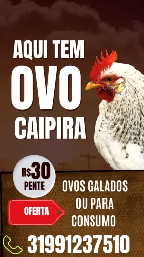 ovos caipira