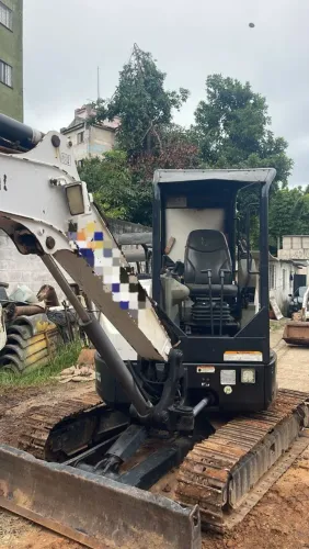 Mini escavadeira E35 bob cat esteiras de aco