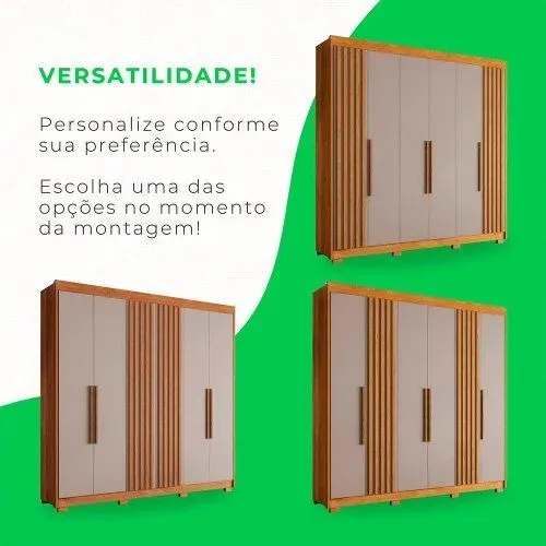 Guarda-Roupa Granada 6 portas e 6 gavetas