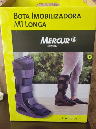 Bota Imobilizadora M1 Longa Mercur Numeração do calçado do 41 a 46 - Nova