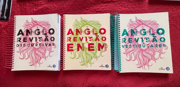 Livros Pré Vestibular (sistema Anglo) PACOTE COM 44 LIVROS