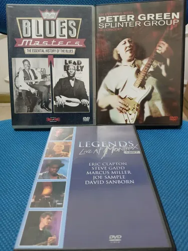 DVDs de Música - Blues Masters, Peter Green e Legends