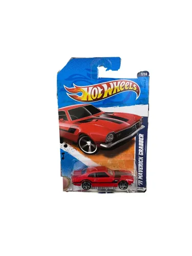 Carrinho hot wheels Maverick vermelho e Opala prata