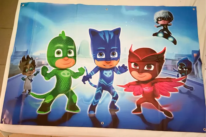 Banner PJ Masks - Decoração Festa Infantil