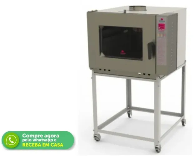 Forno 5 Esteiras Turbo a Gás Progas