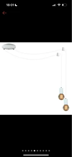 Luminária Pendente Centro de Mesa 2 Bocais E27
