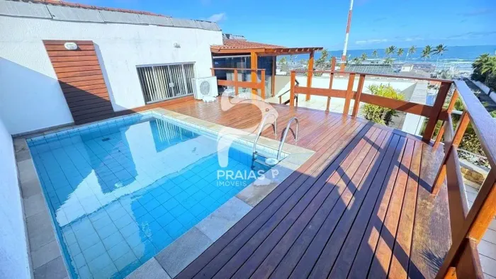 Cobertura Penthouse com piscina, 3 dormitórios, Enseada, Guarujá.