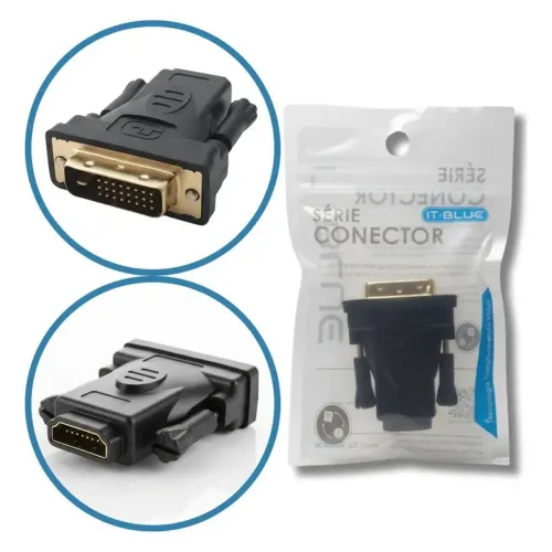 Adaptador DVI-D 24+5 X HDMI ITblue