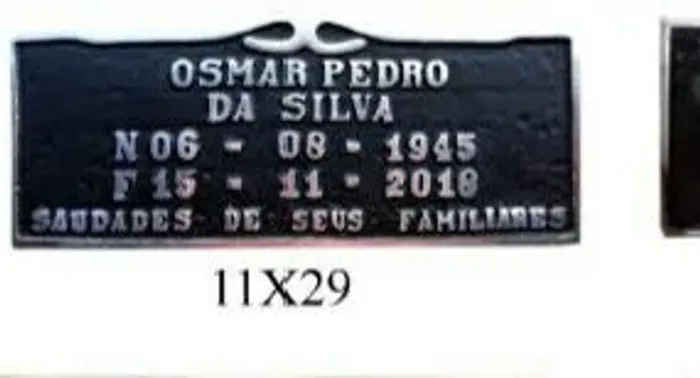 Placas póstuma 