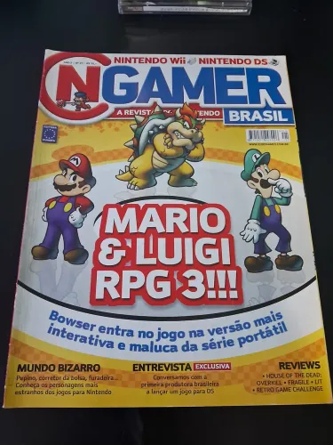 Revista videogames NGamer Brasil 21 - Mario & Luigi RPG 3!!!