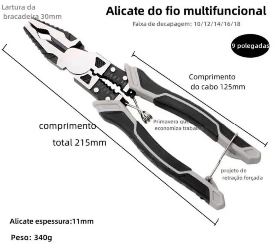 Alicate multifuncional Corta Tudo