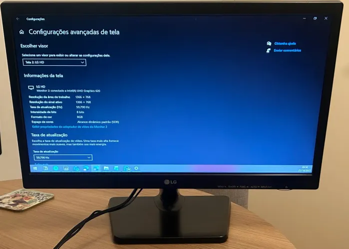 Monitor LG 20M37AA 19.5? Preto