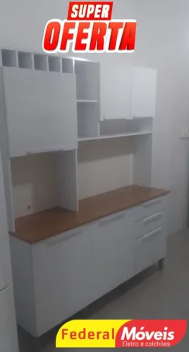 Armário para Cozinha 1,65m - Novo e Perfeito para seu Lar!