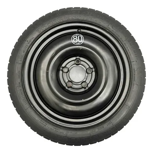 Roda Estepe Fino 5 Furos Aro 16 T125/70 Aro 16 Tiggo 2 