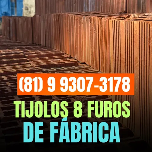 Tijolo tijolos primeira linha direto da fábrica - ENTREGA PRA TODA REGIÃO 