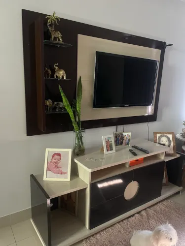 Tv,Rack e painel