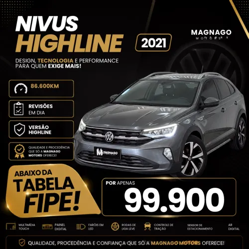 Volkswagen Nivus Highline 1.0 200 TSI Flex AUT 2021