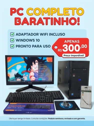 COMPUTADOR COMPLETO BARATINHO