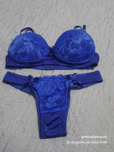 Lingerie Azul Bic
