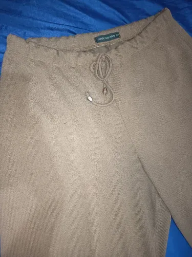 Calça canelada GG C&A