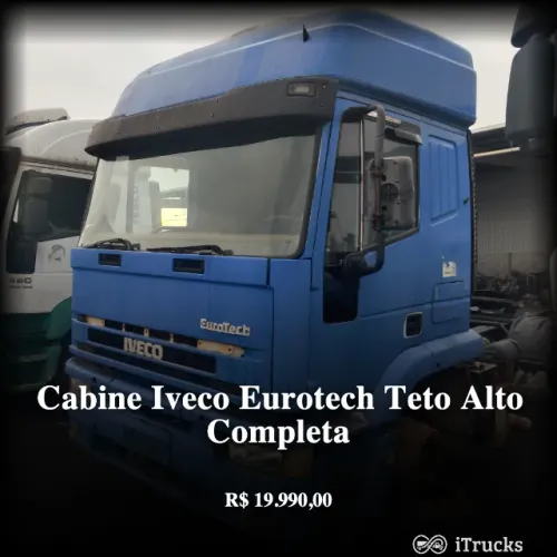 Cabine Eurotech Teto Alto Ano 2004 Iveco