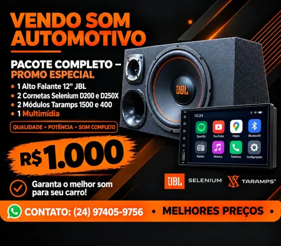 Vendo cair trio JBL 