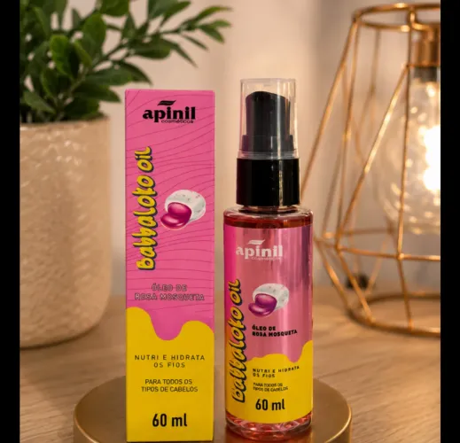 Óleo Reparador de Pontas Apinil 60ml - Modelo [Escolha o Diamond ou Babbaloko]