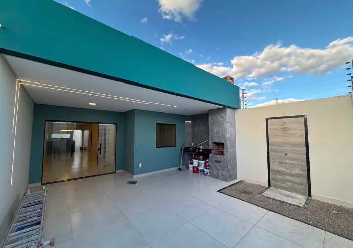 Casa com fachada moderna 