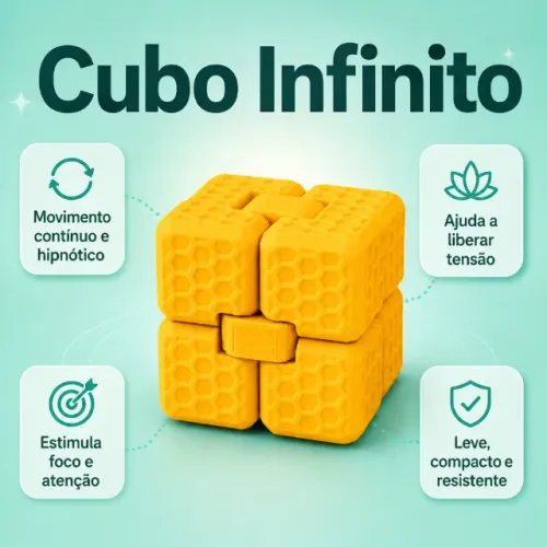 Cubo Infinito - Fidjet Toy Sensorial