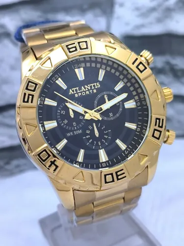 Relógio masculino novo original luxo prova d'água