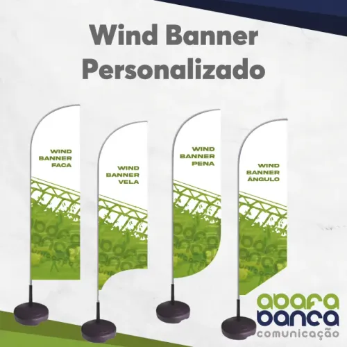 Wind Banner Personalizado tamanho P