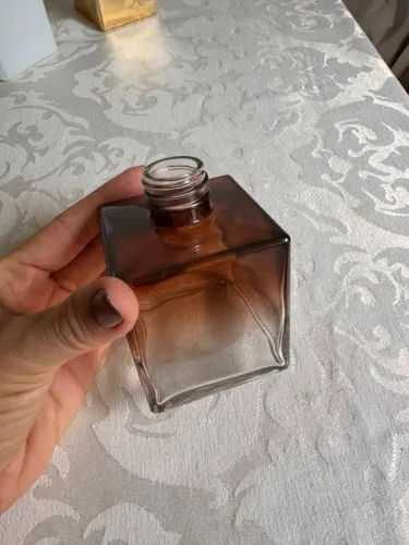 Frascos cubo citrino 250 ml para aromatizador - novos