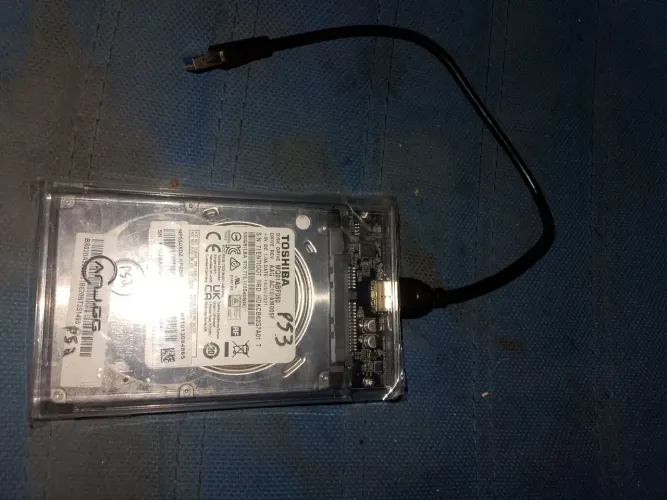 HD externo com 500 GB por $80