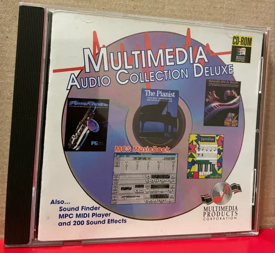 CD-ROM Raro Multimedia Audio Collection Deluxe - Anos 90 (Colecionador)