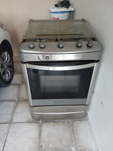 Fogão brastemp 4 bocas forno funcionando perfeito só tem duas bocas sem funcionar 