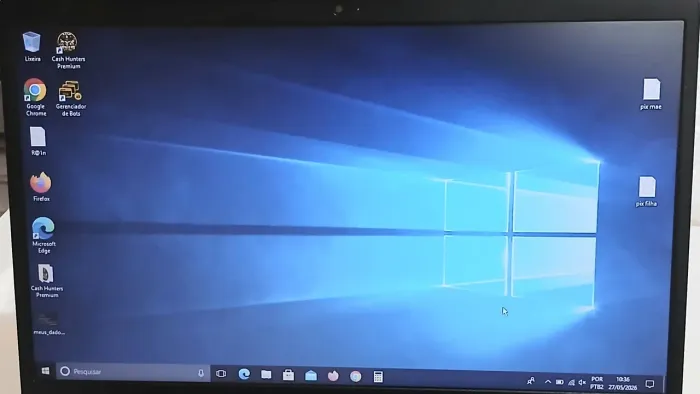 Notebook Lenovo Core i5 de 10 Geração Tela 15 grande