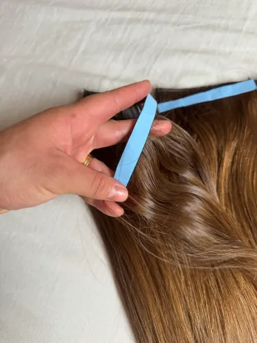 Cabelo Brasileiro do Sul 100% Virgem - Aplicação Fita