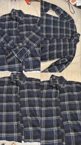 Camisa xadrez masculina tamanho G