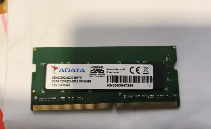 Memória notebook 4gb DDR4 3200mhz