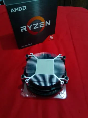 Air Cooler do Processador Ryzen 5600, Novo Lacrado
