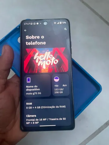 Moto g75 256GB 12ram a prova d'água