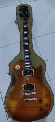 Guitarra less paul epfane standart novinha com case novinho tbm