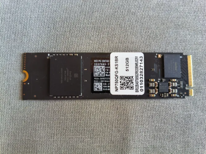 SSD Western Digital 512GB NVNe M.2 2280 PCIe