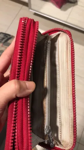 CARTEIRA KIPLING VERMELHA