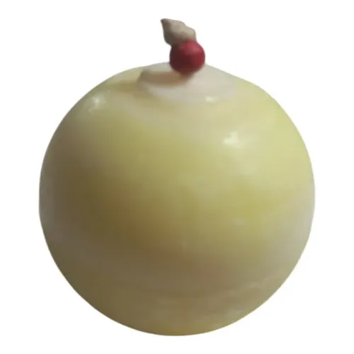 Vela Aromática Cappuccino Decorativa Formato Bola