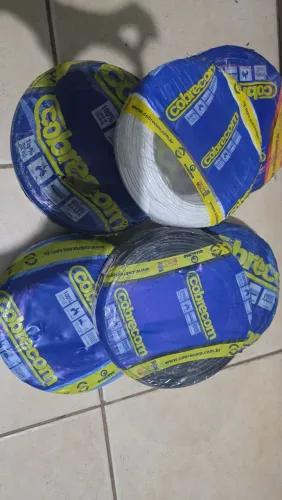 vendo fio de 2,5mm ,4mm,1,5mm marca cobrecon