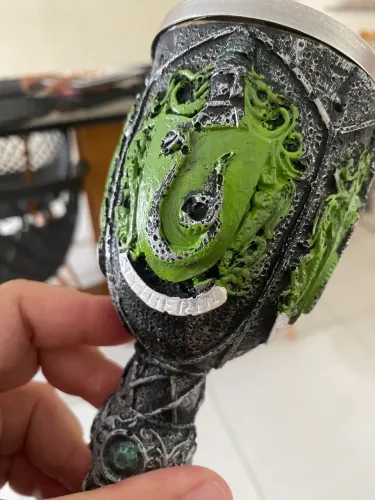 Taça Sonserina Harry Potter com interior metálico