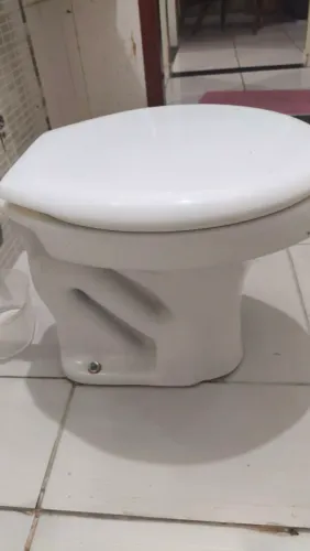 Vaso Sanitário Logasa com tampa Almofadada.