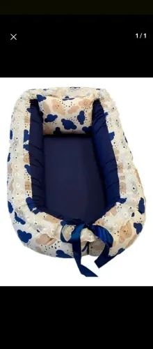 Ninho redutor de berço - menino chuva de bençãos 