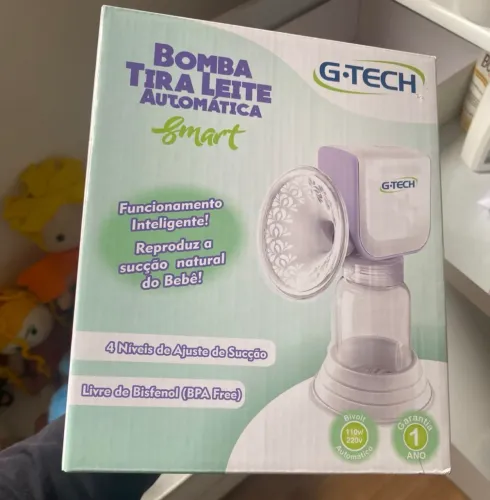 Bomba Tira Leite Elétrica G-Tech Smart - Usada Apenas 1 Vez | Estado de Nova